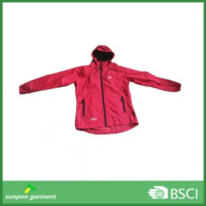 New Reflective Logo Printed PVC&PU Nylon Raincoat